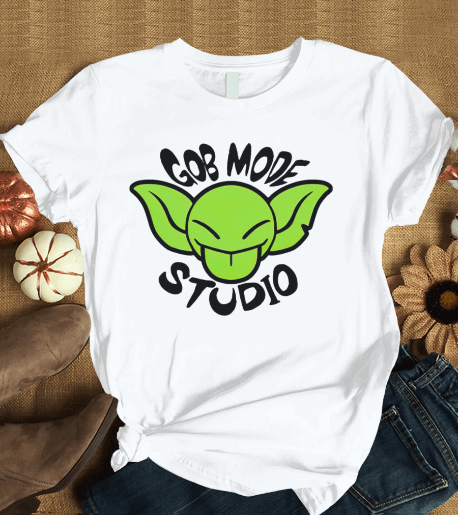 Gob Mode Studio Green Goblin Cartoon Face T-Shirt