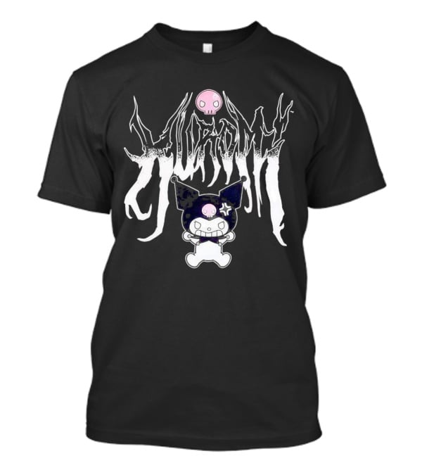 Kuromi Angry Metal Sanrio Skull Punk T-Shirt