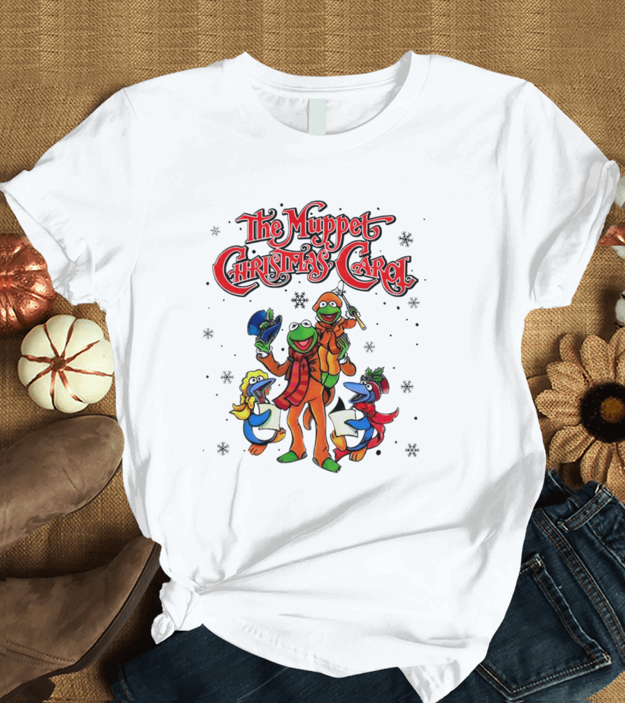 The Muppet Christmas Carol Kermit And Friends Festive T-Shirt