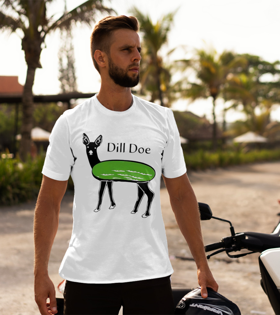 Dill Doe Deer Pickle Pun T-Shirt