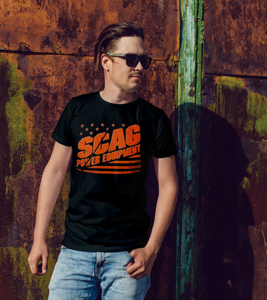 SCAG Power Equipment Flag T-Shirt