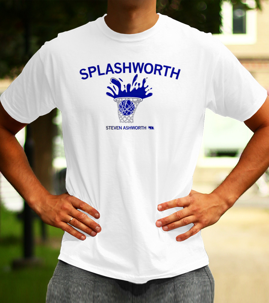 Splashworth Basketball Steven Ashworth Splash Dunk T-Shirt