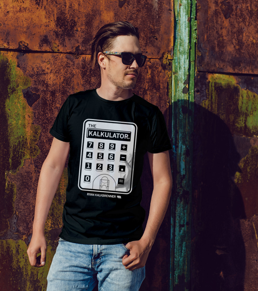 Ryan Kalkbrenner The Kalkulator Basketball Court Number 11 T-Shirt