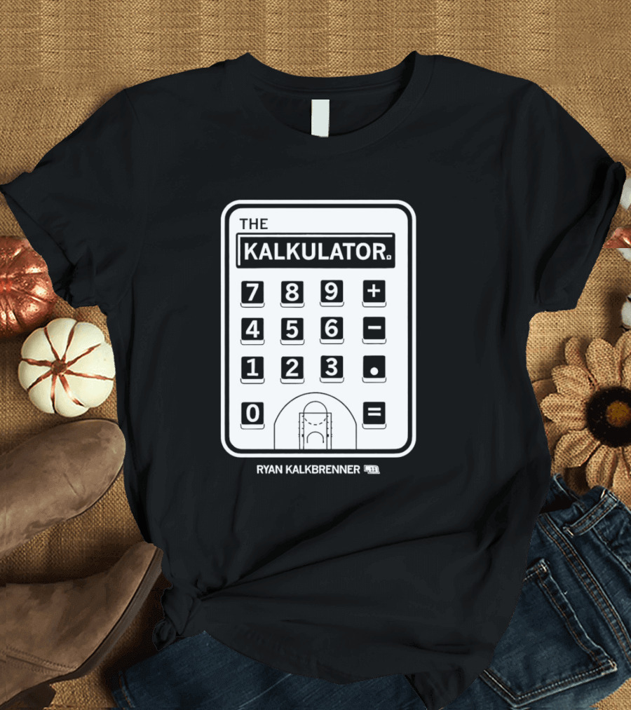 Ryan Kalkbrenner The Kalkulator Basketball Court Number 11 T-Shirt