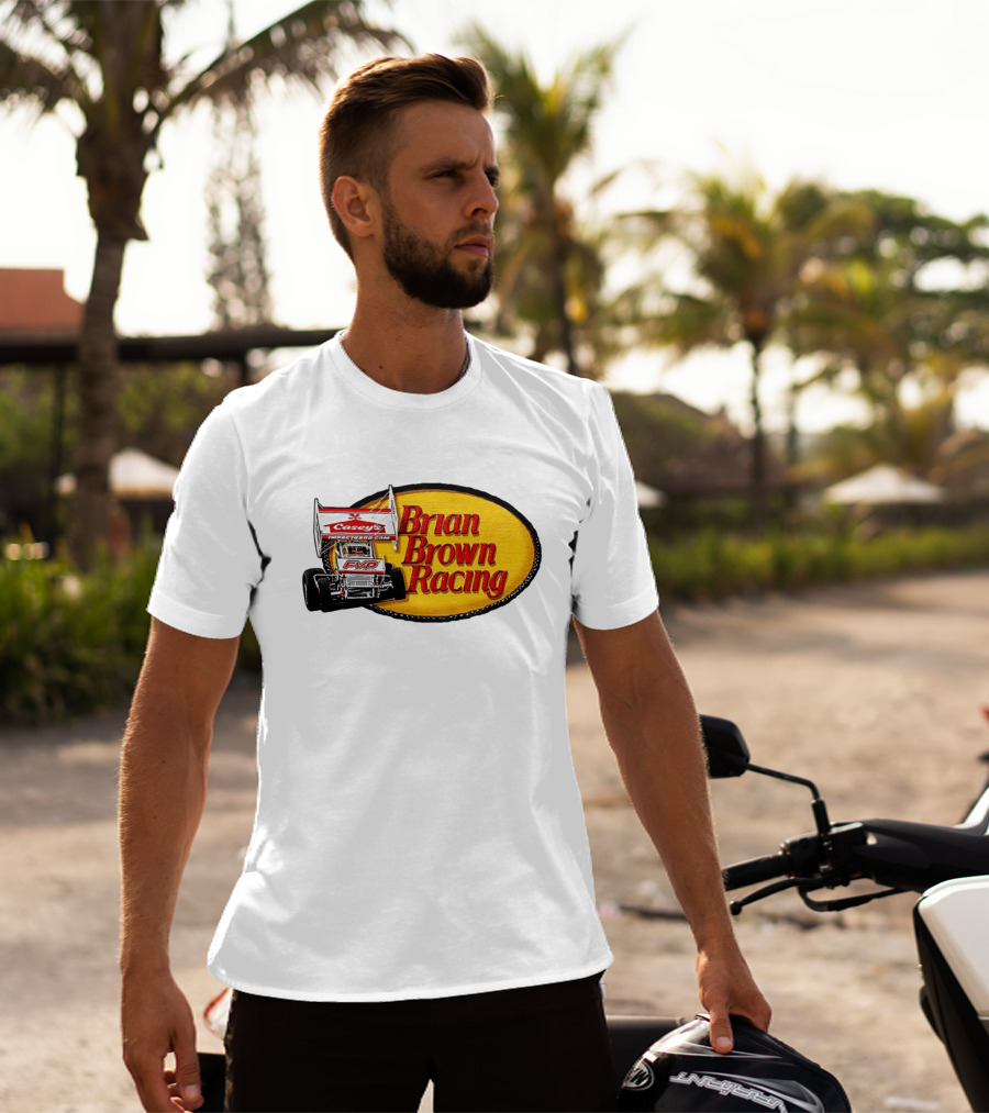 Brian Brown Racing Casey's FVP Sprint Car Racing T-Shirt