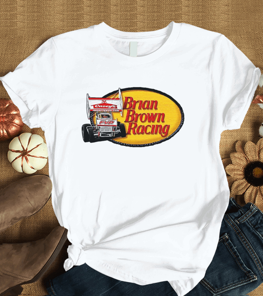 Brian Brown Racing Casey's FVP Sprint Car Racing T-Shirt