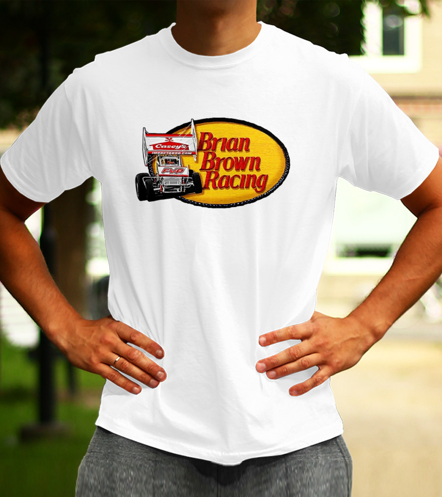 Brian Brown Racing Casey's FVP Sprint Car Racing T-Shirt