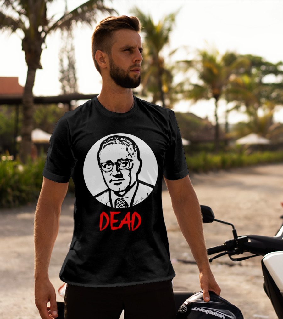 Henry Kissinger Dead Black And White T-Shirt