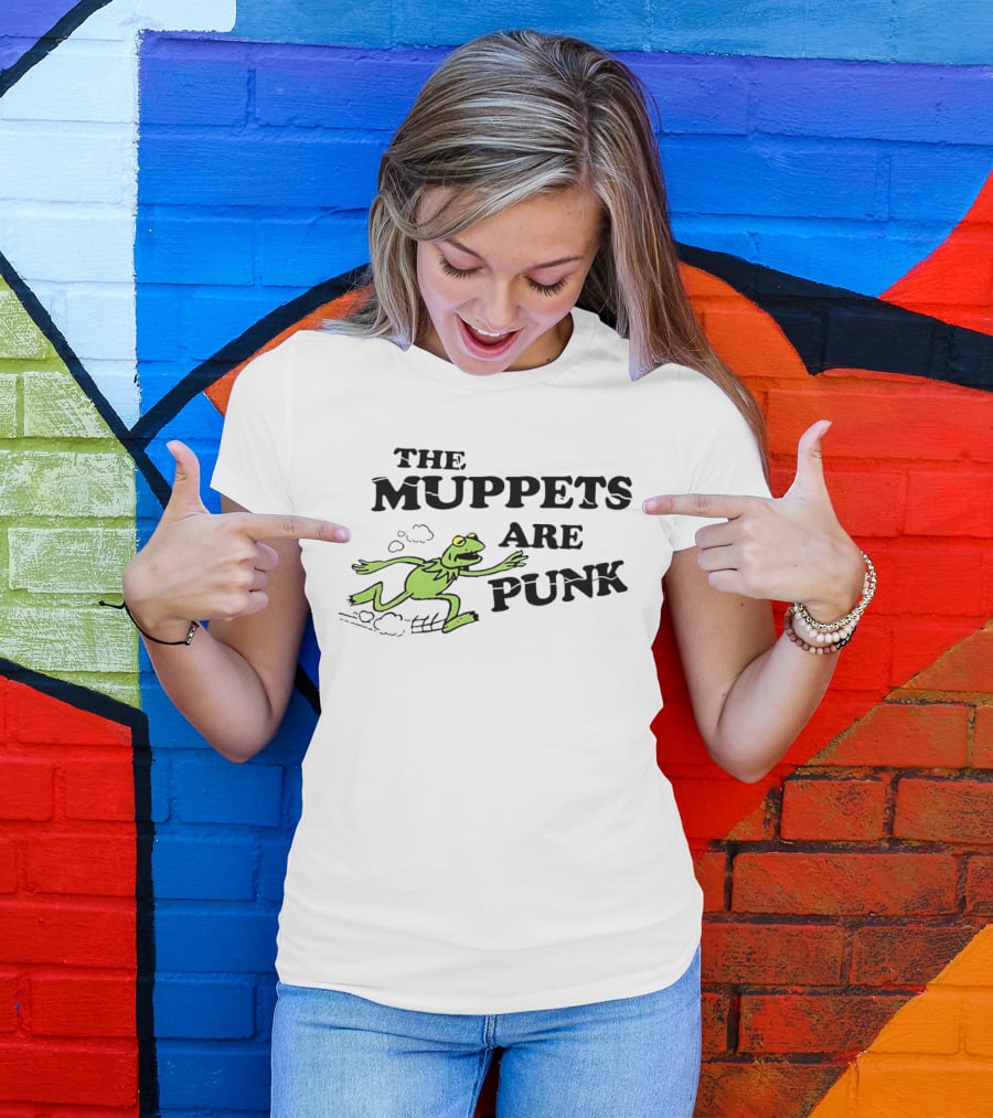 The Muppets Are Punk Kermit Running T-Shirt