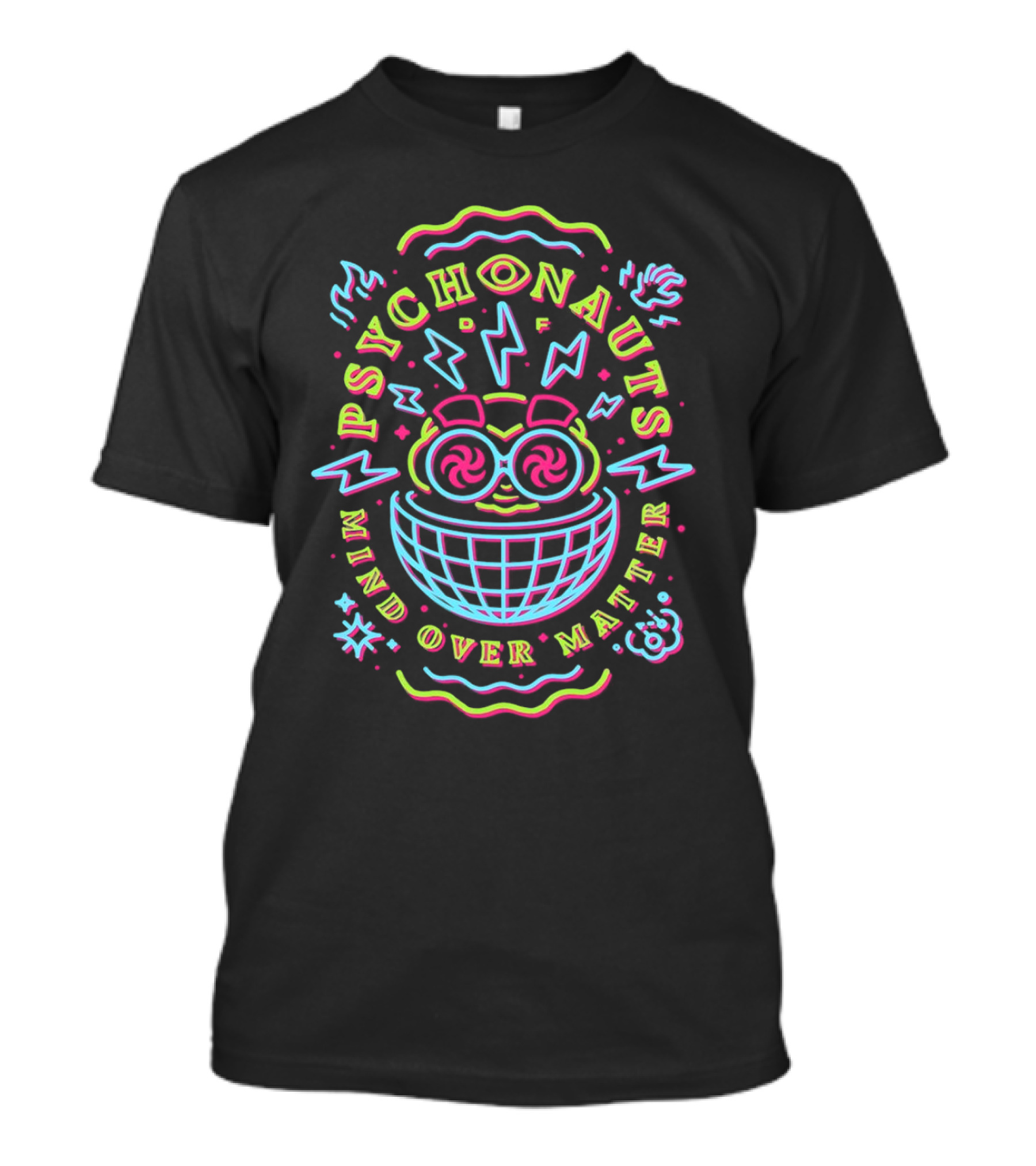 PSYCHONAUTS Mind Over Matter Neon T-Shirt