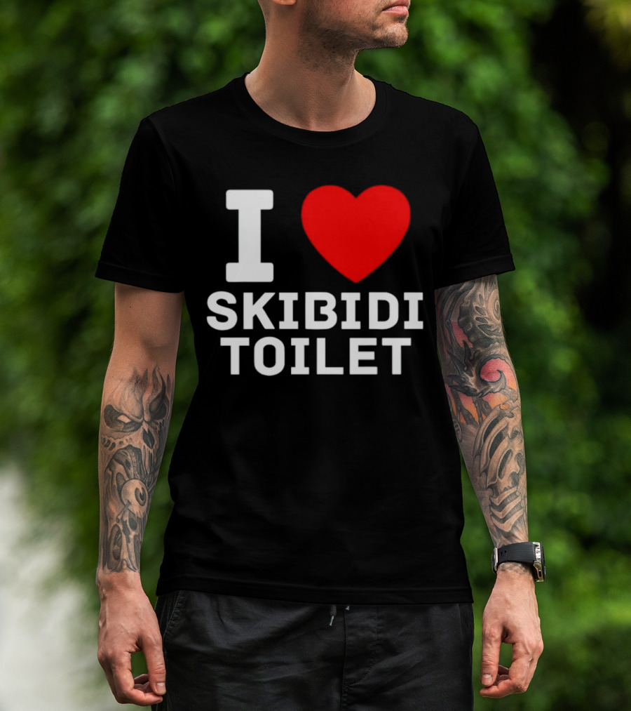 I Love Skibidi Toilet T-Shirt