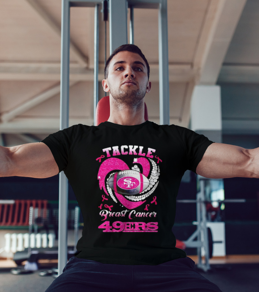 Tackle Breast Cancer San Francisco 49ers Football Pink Awareness 49ers T-Shirt