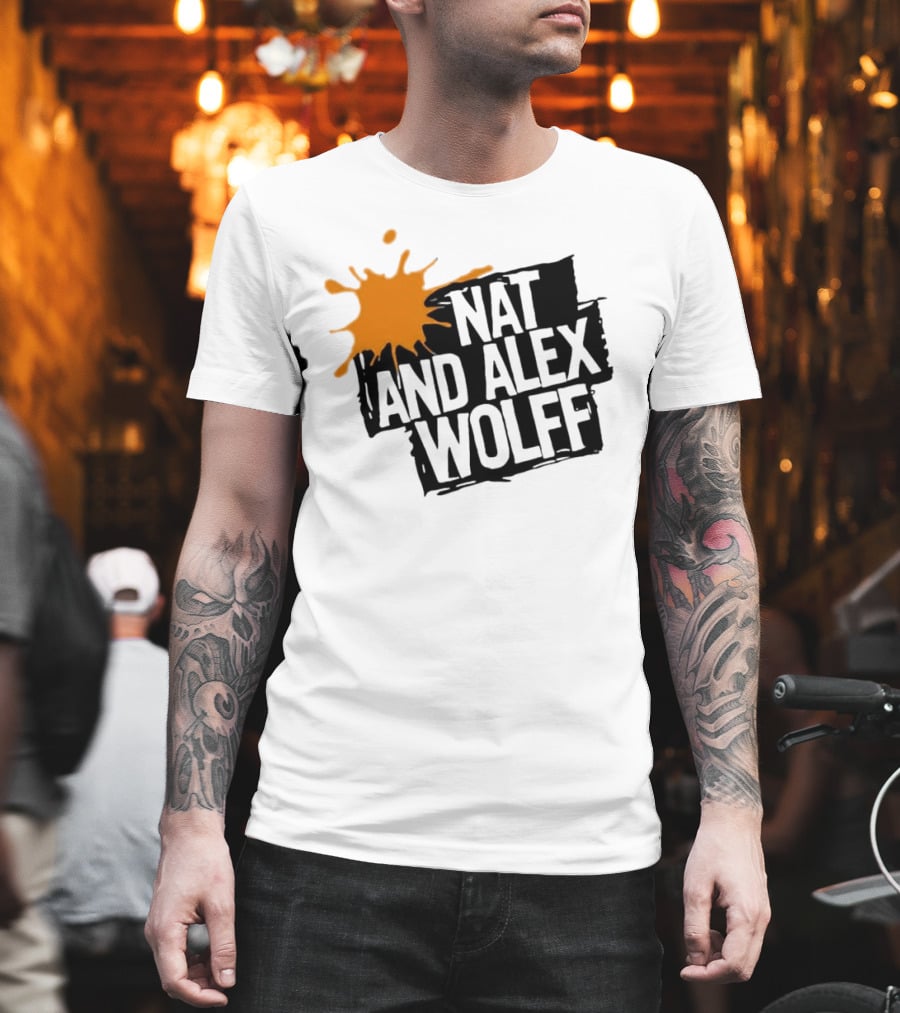Nat And Alex Wolff Splash Motif T-Shirt