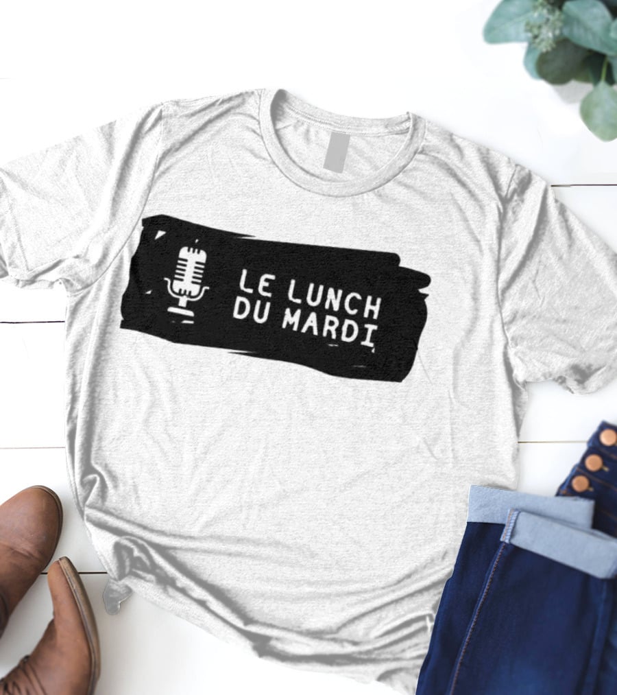 Le Lunch Du Mardi Podcast MLS Microphone T-Shirt