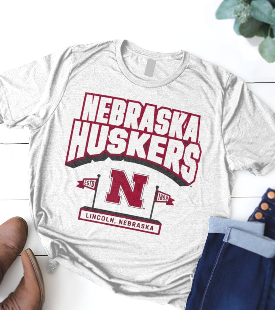Nebraska Huskers Lincoln Nebraska Estd 1869 N T-Shirt