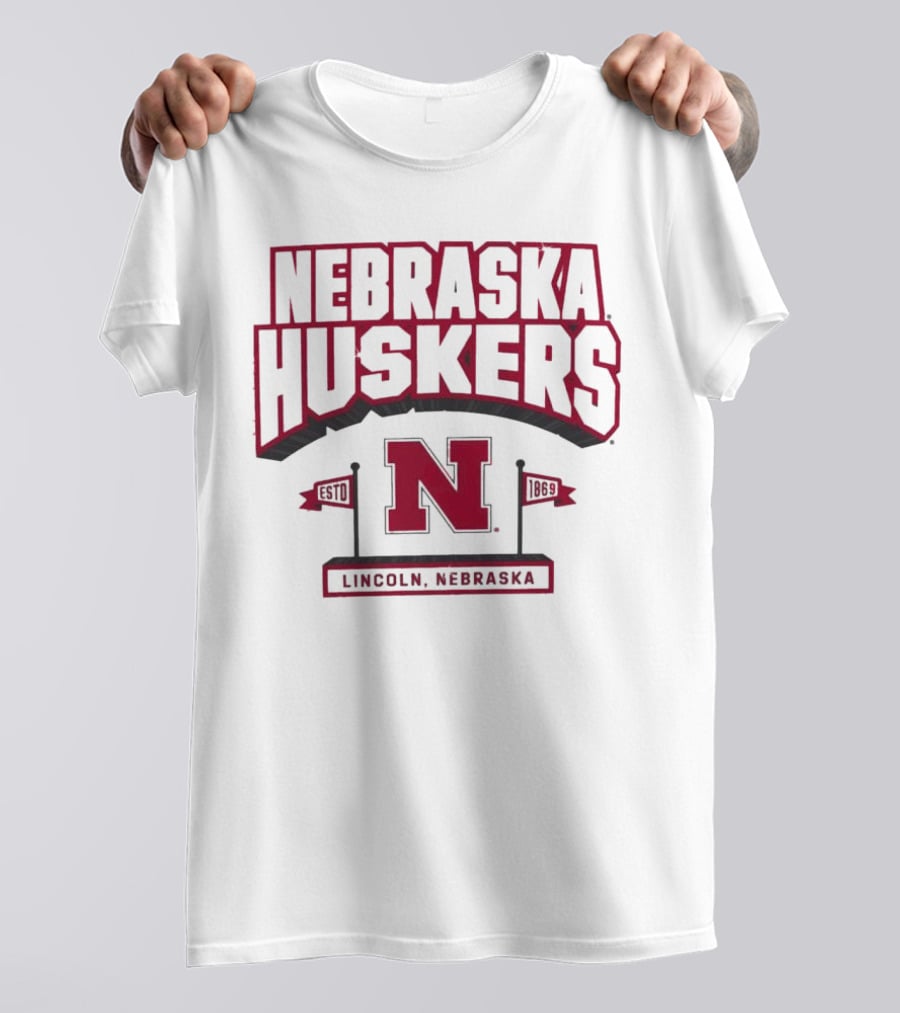 Nebraska Huskers Lincoln Nebraska Estd 1869 N T-Shirt