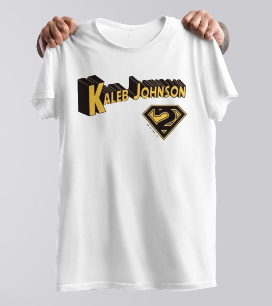 Kaleb Johnson Superman Style Logo Retro T-Shirt