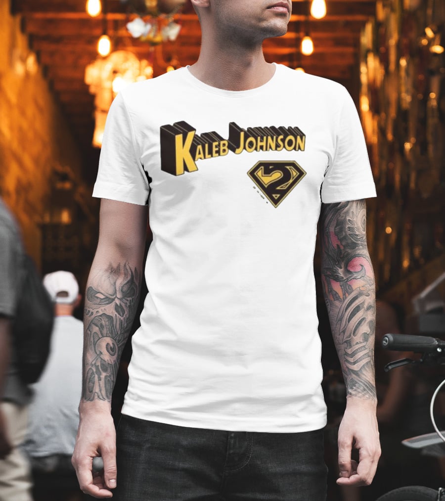 Kaleb Johnson Superman Style Logo Retro T-Shirt