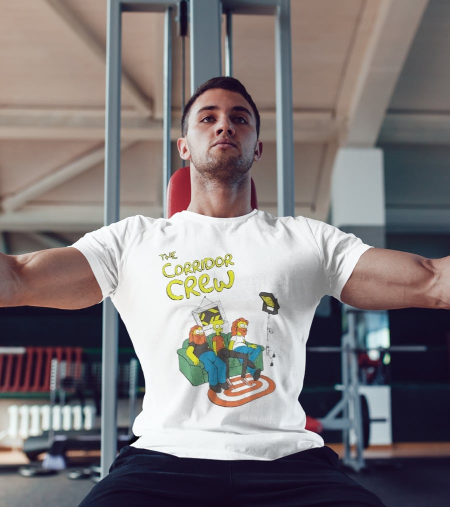 The Corridor Crew Couch Animation Characters With Lighting Equipment T-Shirt