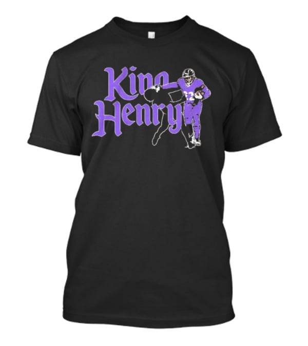 King Henry Derrick Henry Baltimore Ravens Player Number 22 T-Shirt