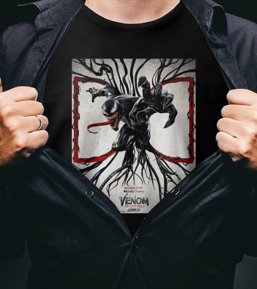 Discover It At Dolby Cinema Venom The Last Dance In Theaters October 25 T-Shirt