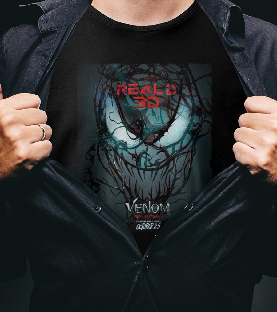 Reald 3D Venom The Last Dance Exclusive Theaters October 25 T-Shirt