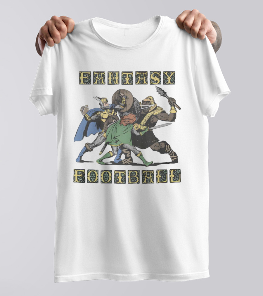 Fantasy Football Adventurous Warrior Battle T-Shirt