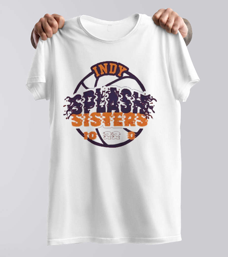 Indy Splash Sisters 10 22 0 Basketball T-Shirt