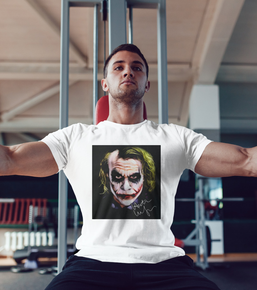 Joker 2 Heath Ledger Signature T-Shirt