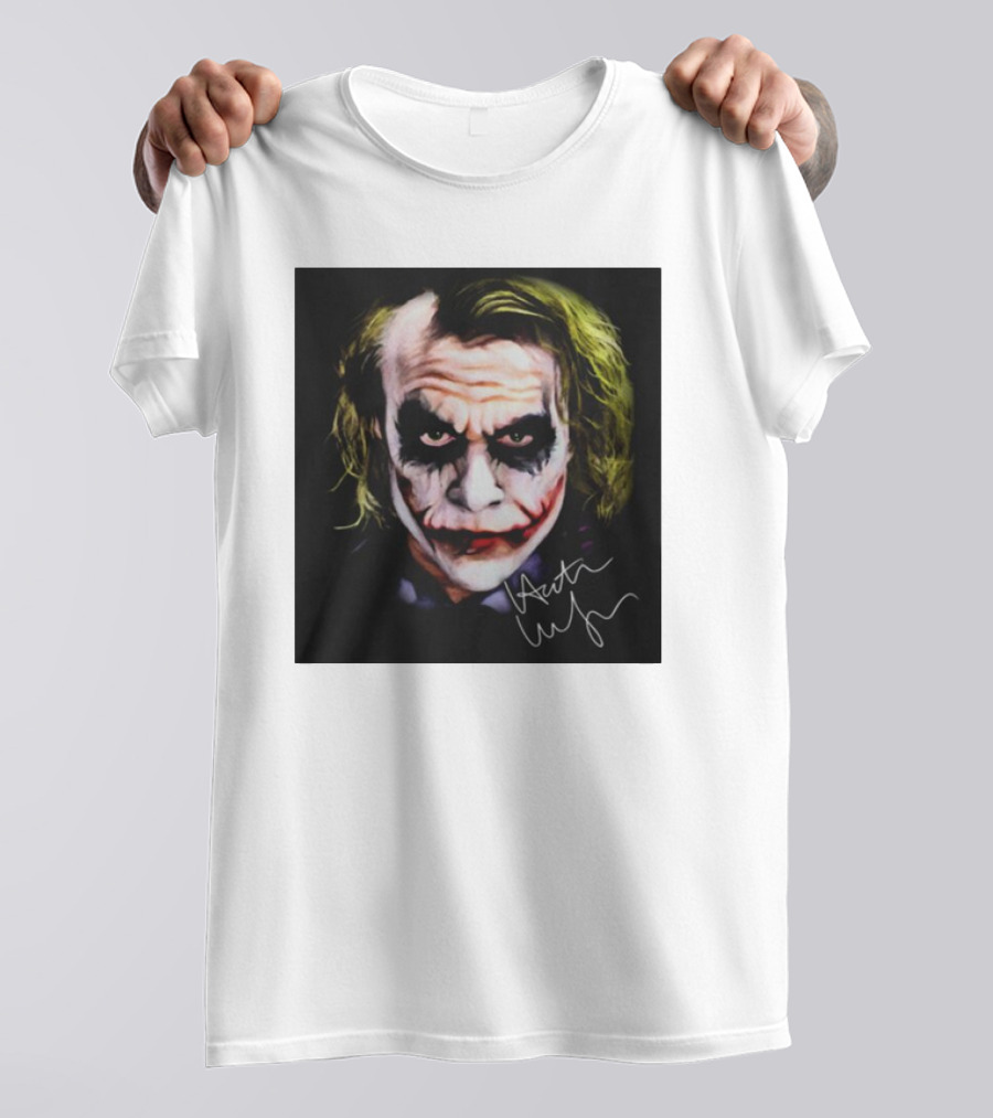 Joker 2 Heath Ledger Signature T-Shirt