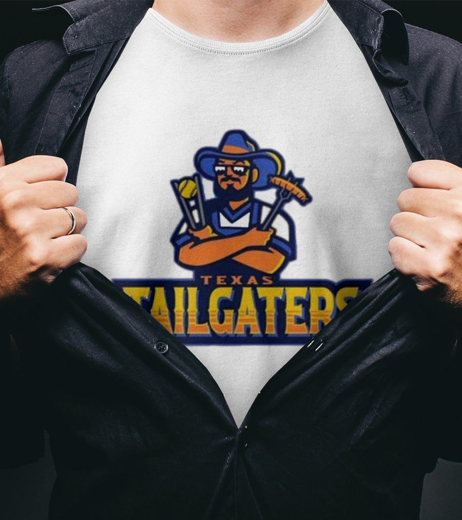 Texas Tailgaters Cowboy Grilling And Chilling T-Shirt