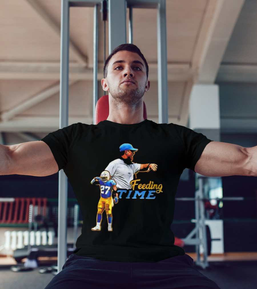 Feeding Time 27 Football Player T-Shirt