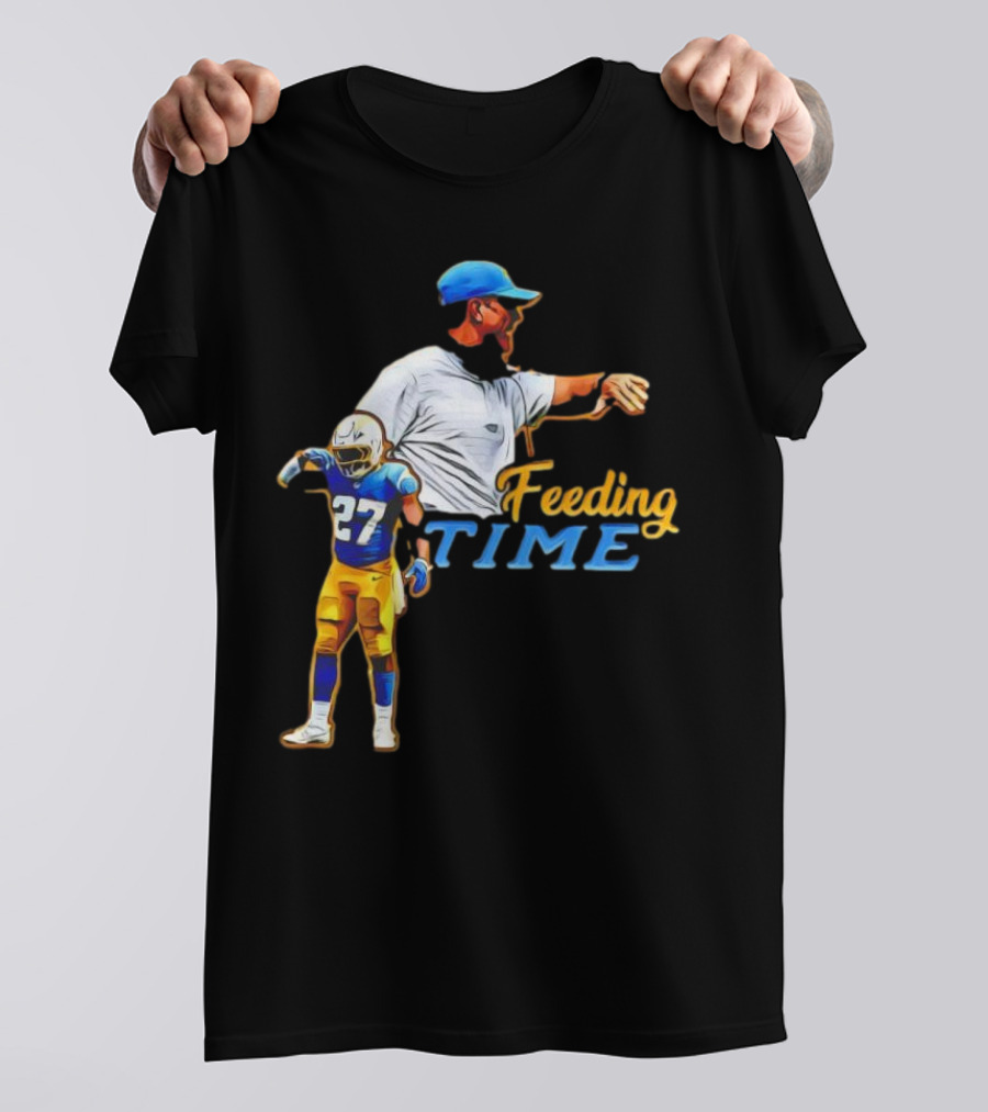 Feeding Time 27 Football Player T-Shirt
