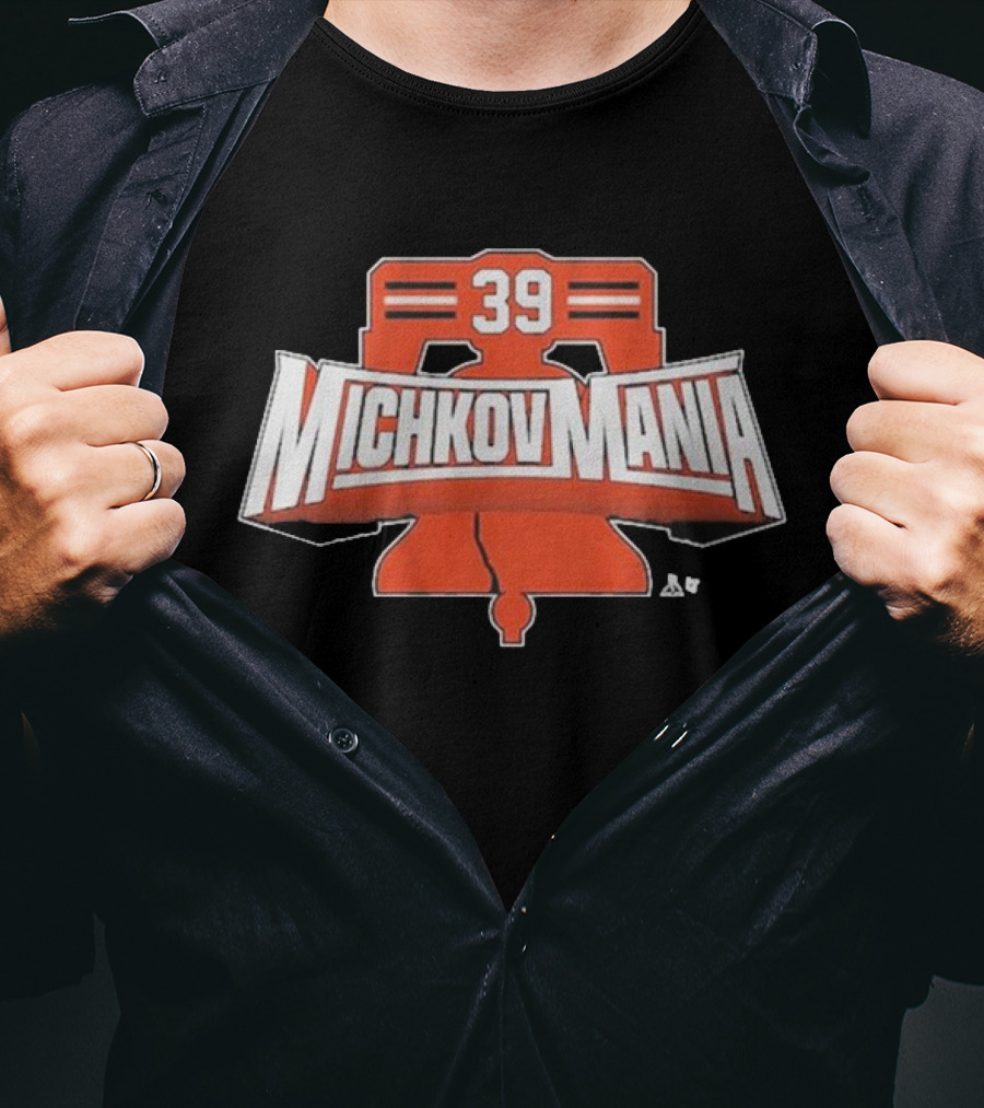 Matvei Michkov Mania 39 Liberty Bell T-Shirt