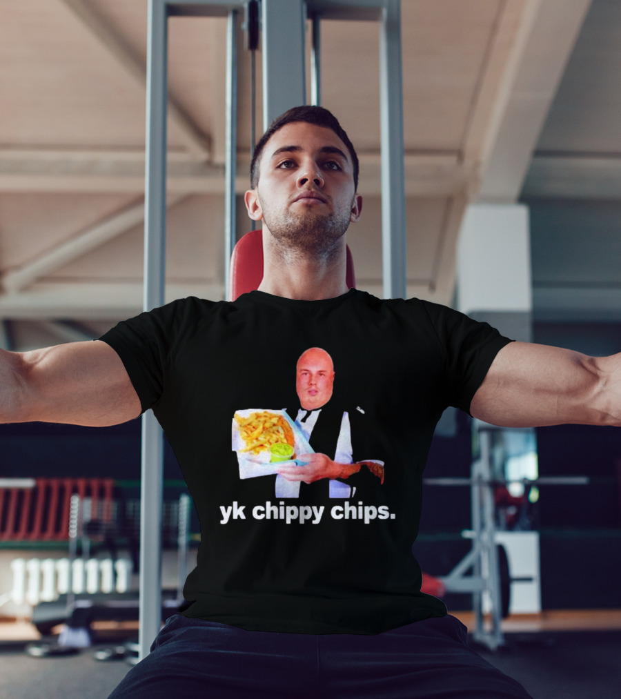 Cole Palmer YK Chippy Chips Dude Holding Fries T-Shirt
