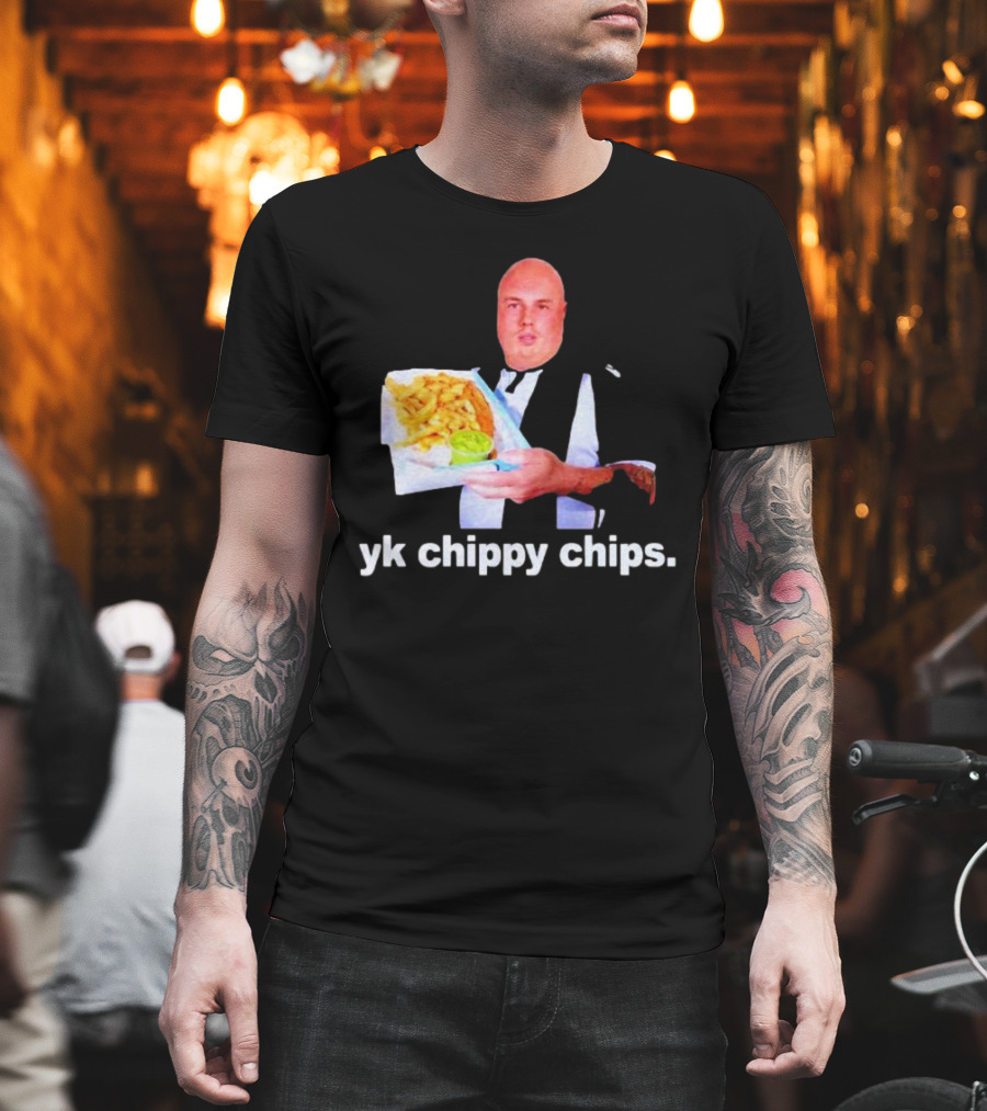 Cole Palmer YK Chippy Chips Dude Holding Fries T-Shirt