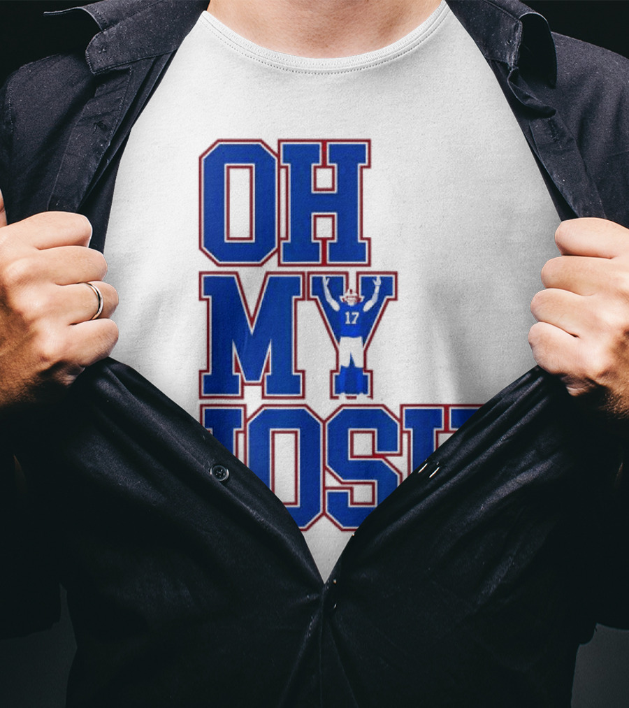 Oh My Josh Buffalo Bills Josh Allen Number 17 Football Player T-Shirt