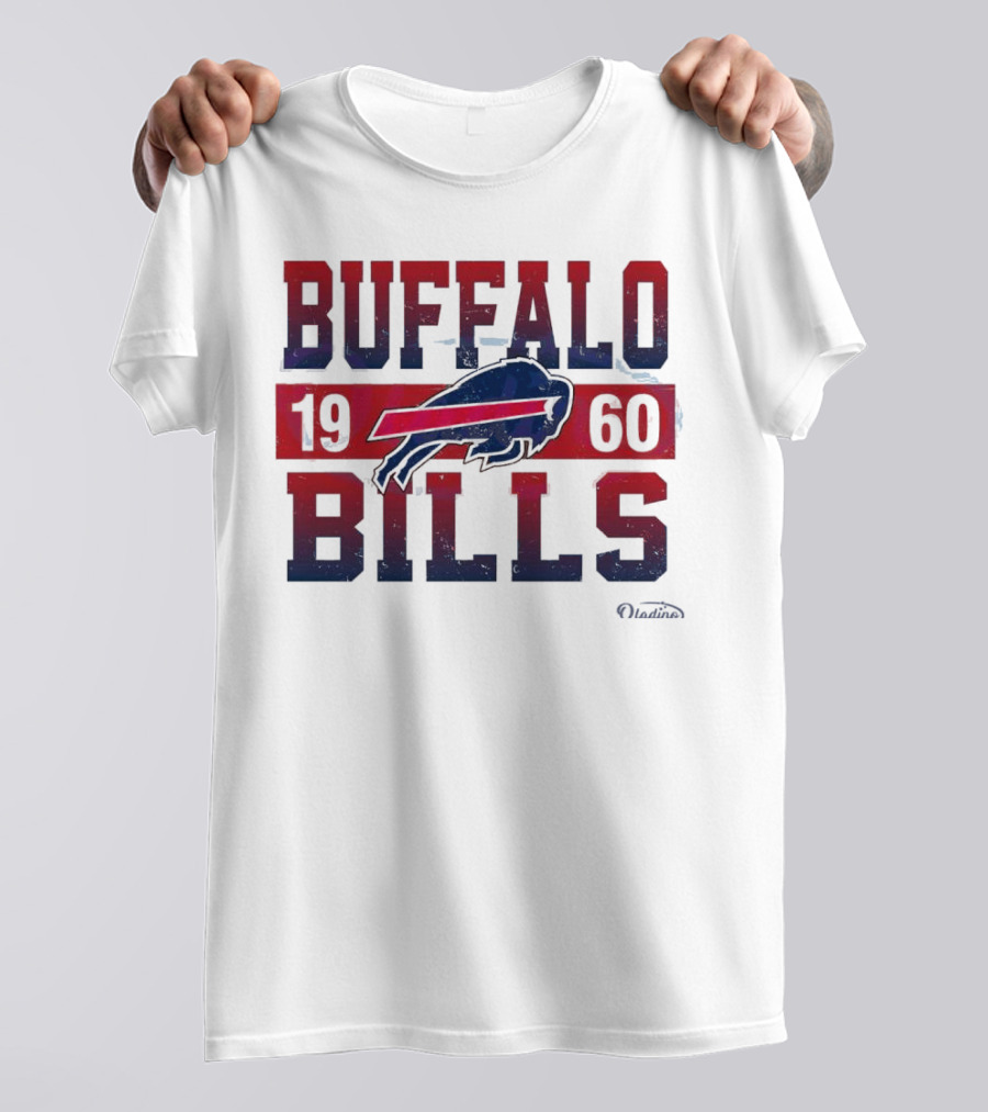 Buffalo Bills 1960 Retro Vintage Football Logo New Era T-Shirt