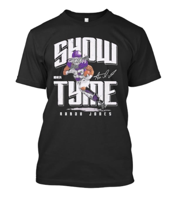 Show Tyme Aaron Jones NFL Minnesota Vikings Signature T-Shirt