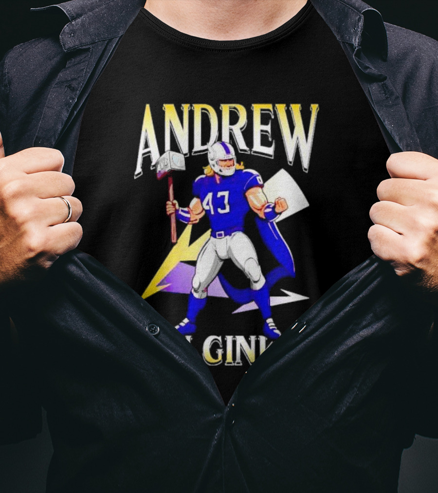 Andrew Van Ginkel Thor-Inspired Minnesota Vikings Crossover T-Shirt