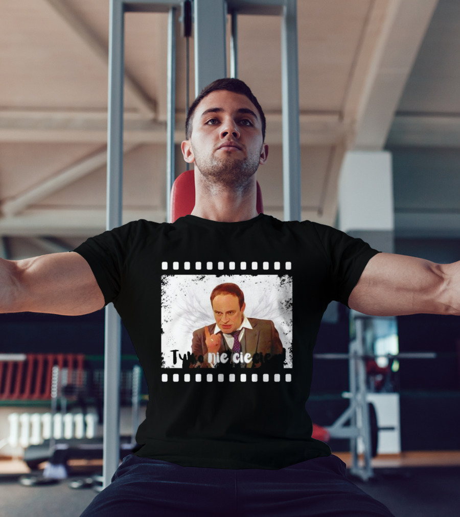 Tylko Nie Cieciem Stanisław Anioł Filmstrip Winged T-Shirt