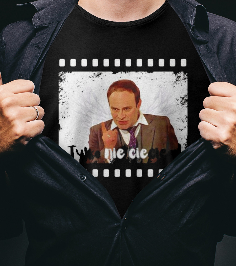 Tylko Nie Cieciem Stanisław Anioł Filmstrip Winged T-Shirt