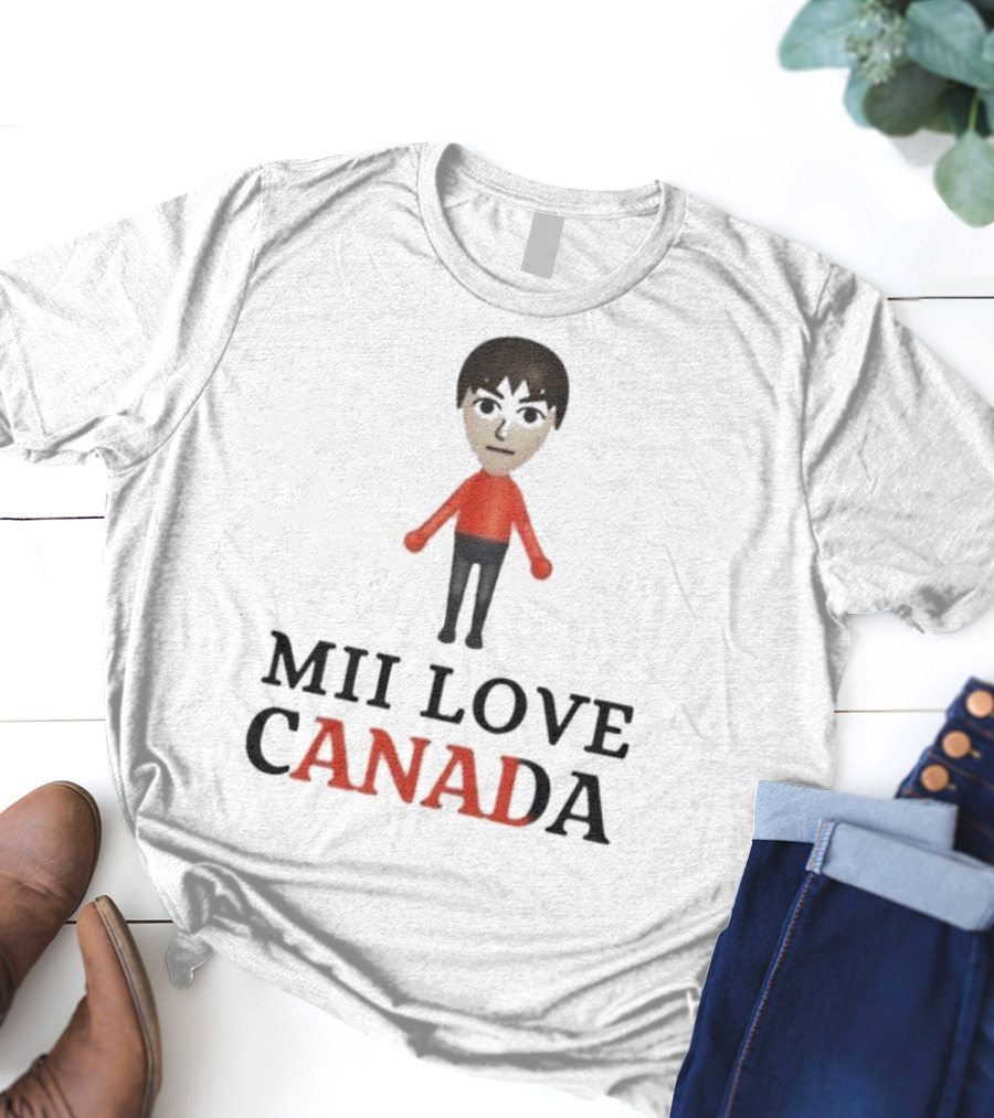 Mii Love Canada Iconic Character T-Shirt