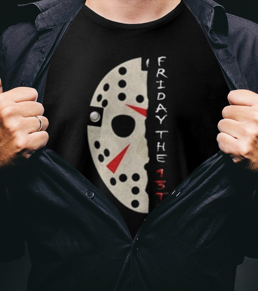 Jason Voorhees Mask Friday The 13th Vintage T-Shirt
