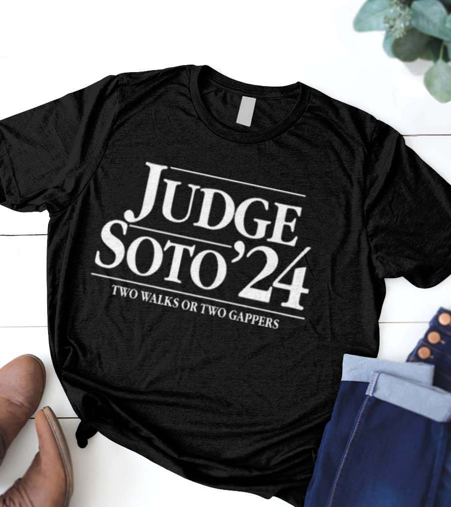 Jazz Chisholm Judge Soto 24 Two Walks Or Two Gappers T-Shirt