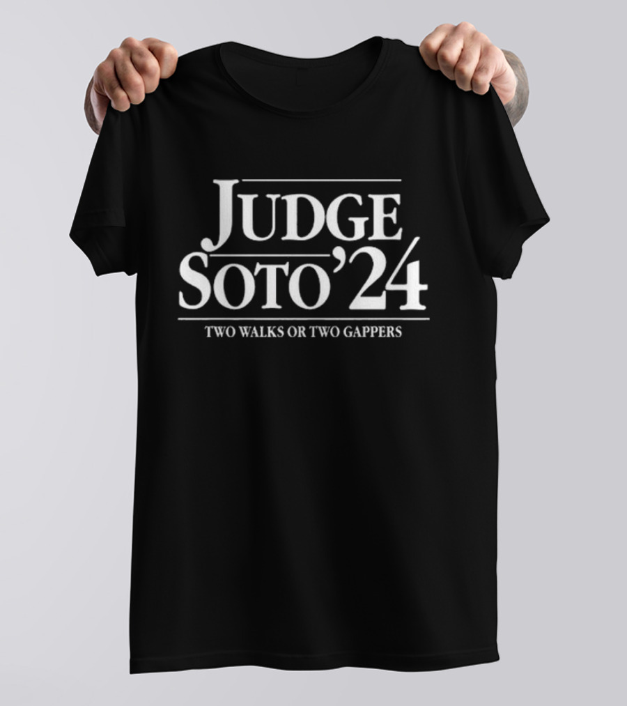 Jazz Chisholm Judge Soto 24 Two Walks Or Two Gappers T-Shirt