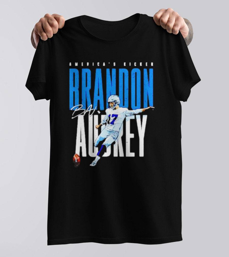 America's Kicker Brandon Aubrey Dallas Cowboys Signature T-Shirt