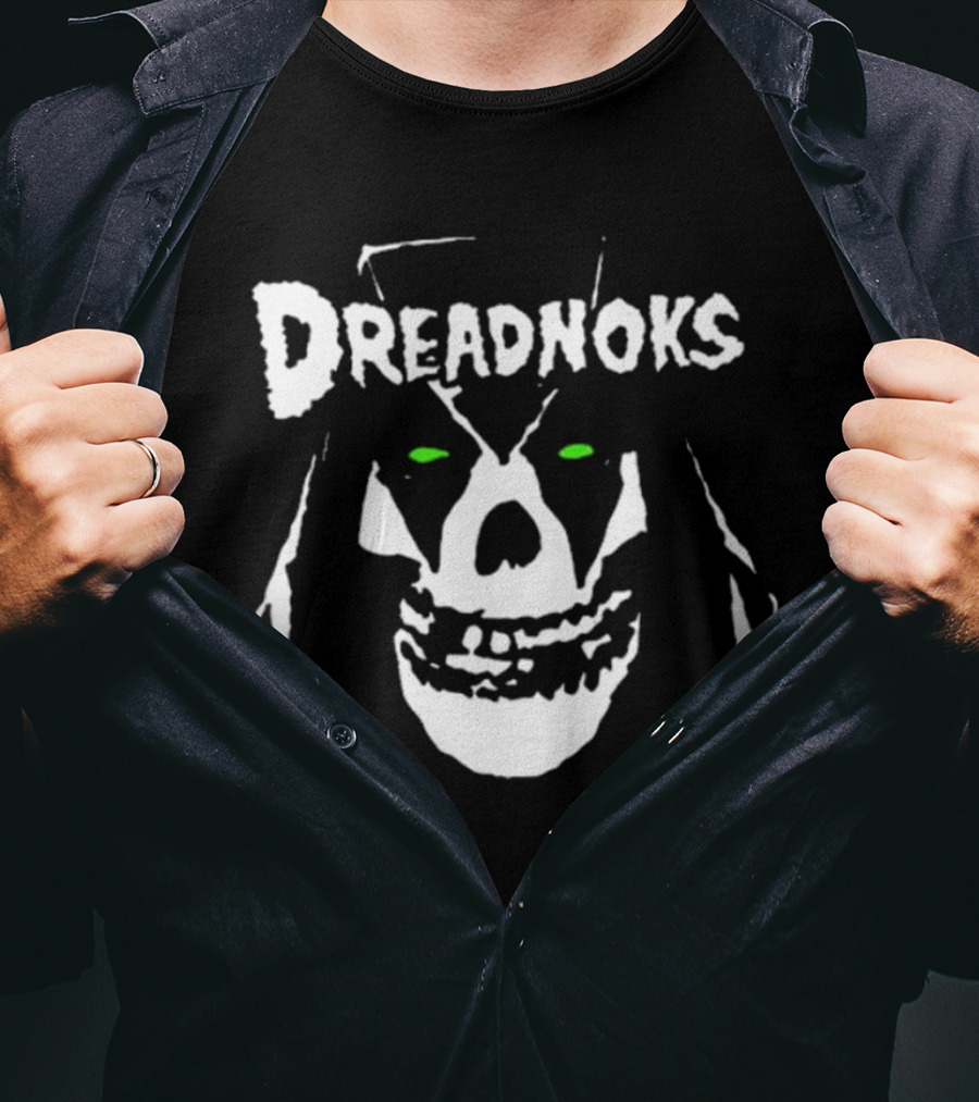 Dreadnoks Skull Face Green Eyes Gi Joe X Misfits Noks T-Shirt