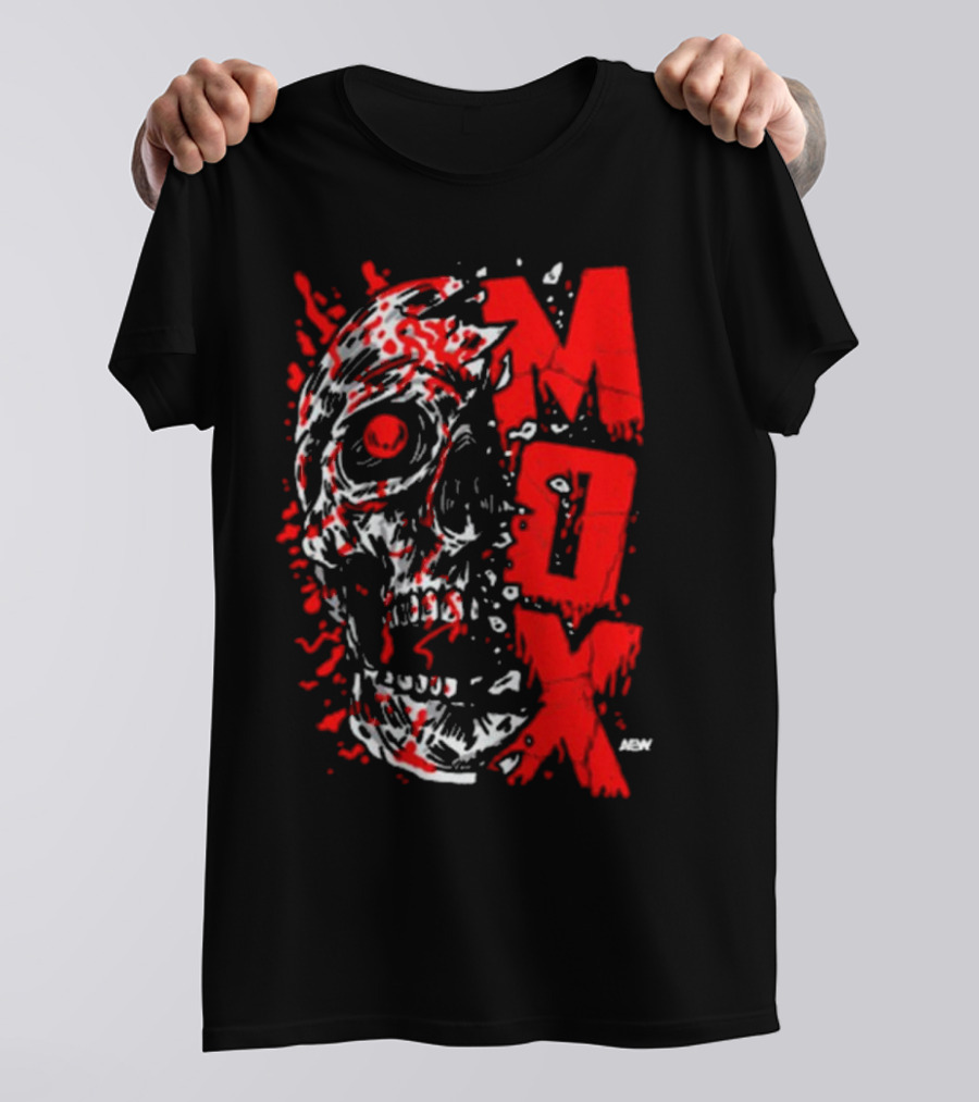 MOX Skull AEW Jon Moxley To The Bone T-Shirt