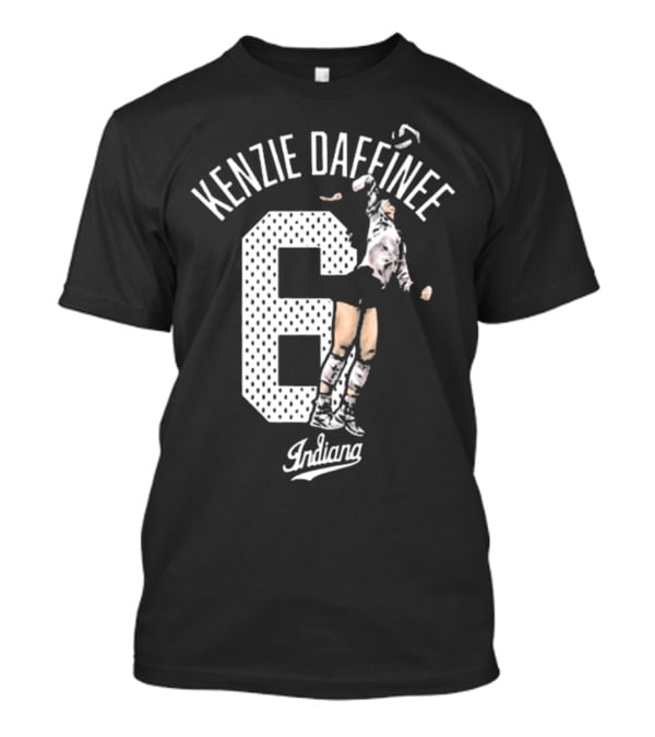 Kenzie Daffinee 6 Indiana Soccer Player Action T-Shirt